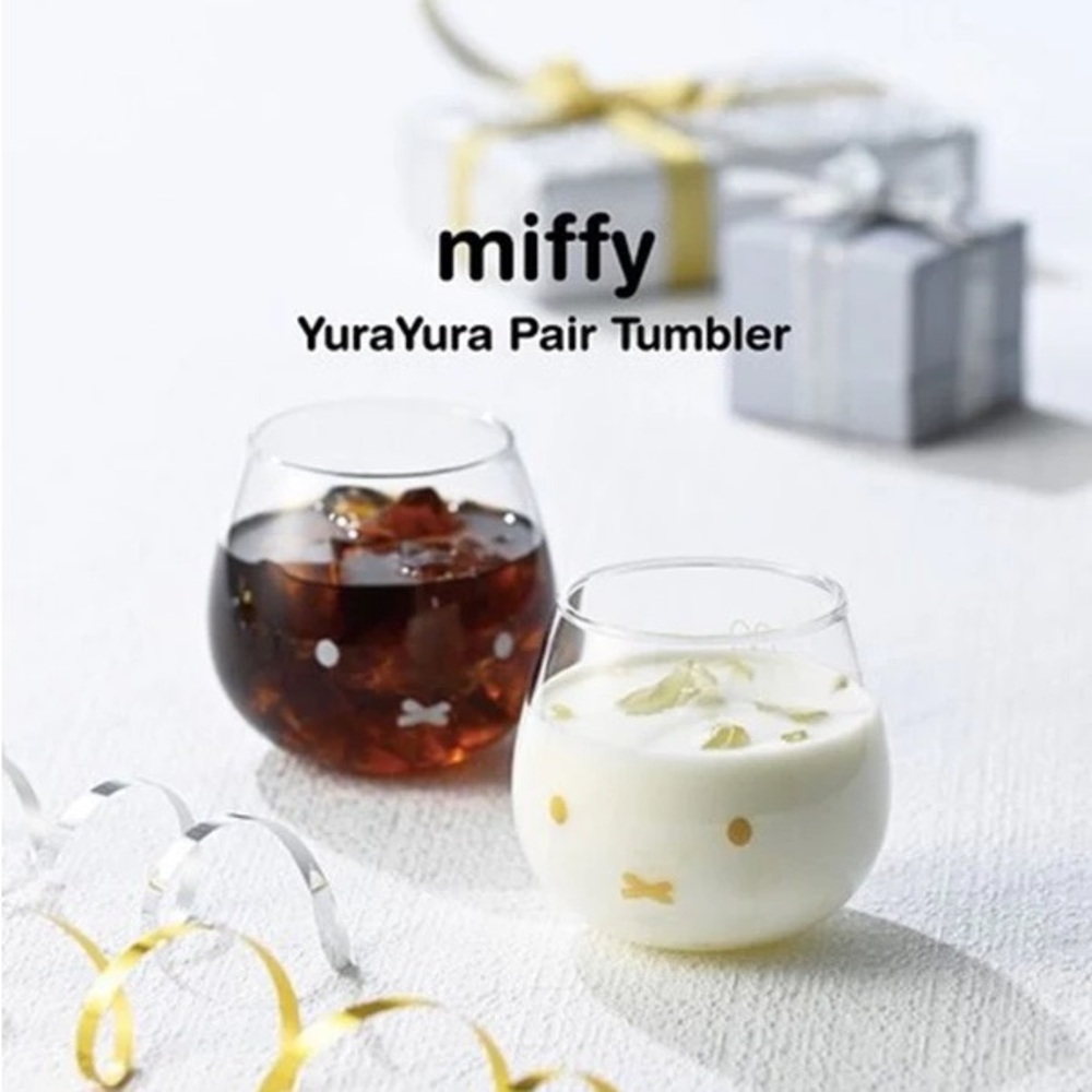 Sanrio Clear and Gold Drinkware Set